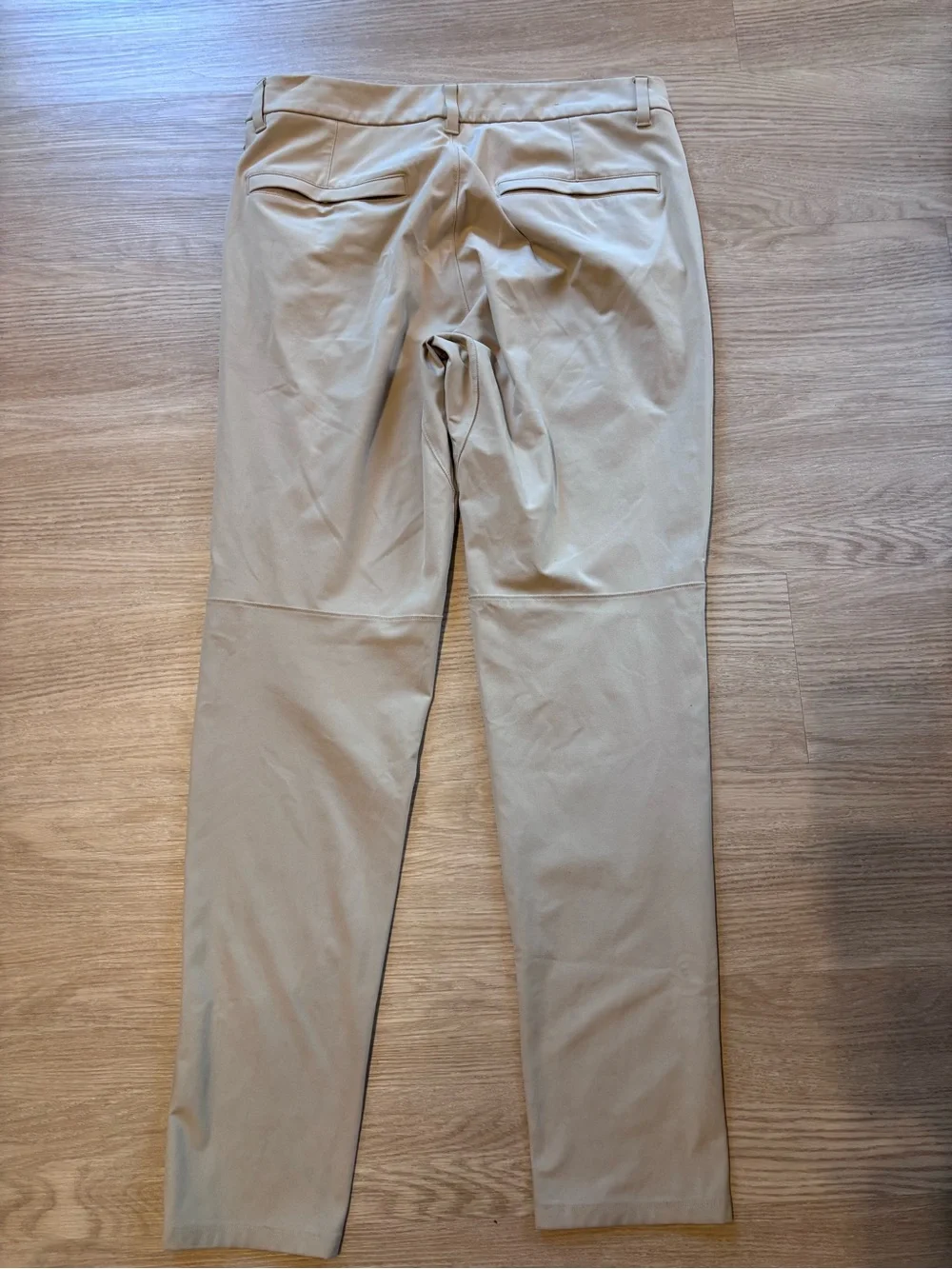 Lululemon Men’s 33 (Fits 34x31) Commission Pants Khaki Beige Slim Performance